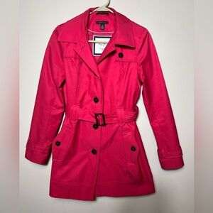 Tommy Hilfiger Trench coat, size XS, pink